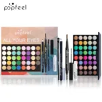 POPFEEL Eye Makeup Set, Eyeshadow Palette, Eyeliner, Mascara, Eyebrow Pencil, Makeup Tool Set Box, Gifts For Women - Image 2