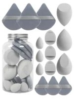 Spring 15 Cans,3 Loose Powder Puffs & 3 Mini Loose Powder Puffs & 3 Mini Makeup Eggs & 3 Mini Air Cushion Puffs, Foundation Mix - Image 5