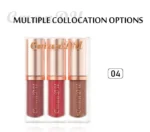 CmaaDu 3 Colour Lip Gloss Stick Set Make up Velvet Matte Lipstick Waterproof Long Lasting Non-stick Cosmetics Makeup For Women - Image 20