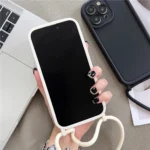 Phone Case For iPhone 14 13 15 16 Pro Max 17 Air 16E 12 11 X XS 8 Plus SE2022 Crossbody Adjustable Lanyard Strap Rope Soft Cover - Image 34
