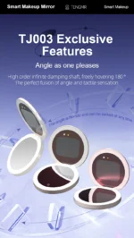 TENGMIR UV Smart Sunscreen Makeup Mirror Sunscreen detection mirror UV mirror sunscreen Testing Portable LED light makeup mirror - Image 12