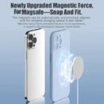 Magnetic Liquid Silicone Phone Case For iPhone 15 14 13 12 11 Pro Max Mini X XR XS 8 Plus SE For Magsafe Wireless Charging Cover - Image 2