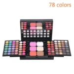 40/74/78 Colors Glitter Eyeshadow Palette Matte Waterproof Long Lasting Pressed Powder Cosmetics Kit Fashion Women MakeUp Tools - Image 8