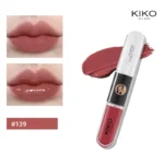 Hot Kiko Double Headed Lipstick Transparent Mirror Lip Gloss Non Fading Oil Sexy Rich Lip Gloss Milk Tea Bean Paste Naked Makeup - Image 14