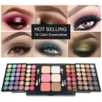 40/74/78 Colors Glitter Eyeshadow Palette Matte Waterproof Long Lasting Pressed Powder Cosmetics Kit Fashion Women MakeUp Tools - Image 6