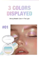 Chameleon Eyeshadow High Gloss Five-Color Pearlescent Fine Shimmering Handaiyan Eyeshadow Makeup Soft Light Eyeshadow - Image 14