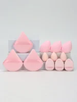 12-Piece All-Purpose Makeup Sponge Set, Made of 3 Loose Powder Puffs, 3 Mini Air Cushion Puffs, 3 Beauty Eggs and 3 Mini Beauty - Image 20