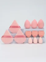 12-Piece All-Purpose Makeup Sponge Set, Made of 3 Loose Powder Puffs, 3 Mini Air Cushion Puffs, 3 Beauty Eggs and 3 Mini Beauty - Image 21