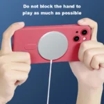 For Magsafe Magnetic Wireless Charging Luxury Soft Liquid Silicone Phone Case For IPhone 16 Pro Max 14 13 12 11 15 Pro Max Mini - Image 3