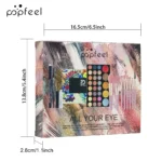 Essential Eye Makeup Set for Beginners Matte&Shimmer Eyeshadow Palette, Mascara, Eyebrow Pencil, Lip Eyeliner,Brush Tool Set Box - Image 86