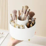 360 Degree Rotating Makeup Brush Organizer Storage Box Cosmetic Brush Holder Desktop Pen Pencil Container Organizer 1PCS - Image 2