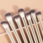 13PCS Makeup Brush Set Foundation Concealer Powder Eyeshadow Blush Brush Kabuki Blending Cosmetic Beauty Tool for Face - Image 8