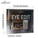 Essential Eye Makeup Set for Beginners Matte&Shimmer Eyeshadow Palette, Mascara, Eyebrow Pencil, Lip Eyeliner,Brush Tool Set Box - Image 79