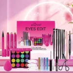 Essential Eye Makeup Set for Beginners Matte&Shimmer Eyeshadow Palette, Mascara, Eyebrow Pencil, Lip Eyeliner,Brush Tool Set Box - Image 58