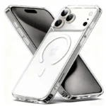 Original Metal Buttons Clear Phone Case For iPhone 16 15 14 13 17 Pro Max Plus Air 16e Clear For Magsafe Cases Cover - Image 21