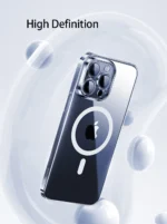 Luxury Magnetic Wireless Charge For Magsafe Case for iPhone 16 15 14 13 12 11 Pro XR XS Max 7 8 Plus Back Cover Transparent Case - Image 13