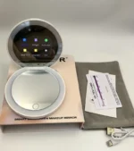 TENGMIR UV Smart Sunscreen Makeup Mirror Sunscreen detection mirror UV mirror sunscreen Testing Portable LED light makeup mirror - Image 24