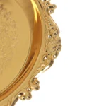 Silver Golden Iron Tray Glossy Plate for Decoration Ornaments Buffet Fruit Cake Party Supplies Dessert Sundries Storage Plates - Image 8