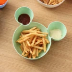 Cute Baby Plates with Dividers Dinner Plates Kids Bowl Tray Tableware Set Infant Feeding Children Divided Dinnerware BPA Free - Image 4