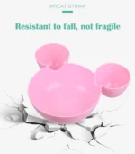 Cute Baby Plates with Dividers Dinner Plates Kids Bowl Tray Tableware Set Infant Feeding Children Divided Dinnerware BPA Free - Image 8