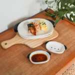 Cute puppy shaped 8-inch sushi plate and 4-inch dipping dish - Image 6