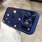 Luxury Magnetic Shockproof Phone Case For iPhone 16 15 14 13 12 11 Pro Max Plus Funda Stand Glass Lens Protection Back Cover - Image 5