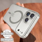 Original Transparent Phone Case For iPhone 16 17 15 14 13 Pro Max Plus Air 16e Clear For Magsafe Magnetic Wireless Cover funda - Image 11