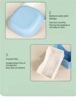 10Pcs Multi-function Spit Bone Dish Household Food Grade Plastic Spit Bone Dish Round Square Set Dining Table Garbage Plate - Image 12