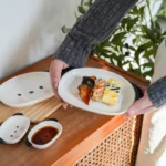 Cute puppy shaped 8-inch sushi plate and 4-inch dipping dish - Image 5