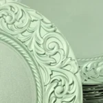 Plates Set Round Plates Reusable Plates Charger Plates 24 Packed Western Dim Sum Plates Silver Green Gold Black - Image 13