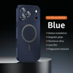 Metal Frame Phone Case For Iphone 17 12 14 15 16 13 Pro Max 16 15 Plus 17 Air Luxury Aluminum Magnetic PC Back Panel Phone Cover - Image 10