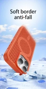 Cooling Heat Dissipation Phone Case For iPhone 17 16 15 14 13 12 11 Pro Max Plus Breathable Hard Back Magnetic Cover For Magsafe - Image 9