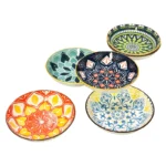 6pcs- Ceramic Bohemia Plate, Salad Plate, Appetizer, Serving Dried Fruit, Desserts And SaladsDishwasher Oven Microwave Safe - Image 6