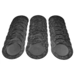 Plates Set Round Plates Reusable Plates Charger Plates 24 Packed Western Dim Sum Plates Silver Green Gold Black - Image 33