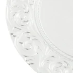 Plates Set Round Plates Reusable Plates Charger Plates 24 Packed Western Dim Sum Plates Silver Green Gold Black - Image 47