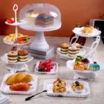 Three-Layer Fruit Plate Dry Fruit Plate Candy Plate Light Luxury Style Tray Dessert Table Decoration Arrangement Plastic Shelf - Image 7