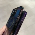 Luxury Magnetic Plating Clear Case For Magsafe Wireless Charging iPhone 11 12 13 14 15 16 17 Pro Max Air Plus Shockproof Cover - Image 14