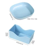 10Pcs Multi-function Spit Bone Dish Household Food Grade Plastic Spit Bone Dish Round Square Set Dining Table Garbage Plate - Image 6