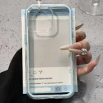Luxury Candy Color Frame Clear Back Phone Case For iPhone 17 16 15 14 13 12 Pro Max 11 16PLUS 17 Acrylic Shockproof Bumper Cover - Image 12