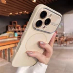 Advanced Liquid Phone Case For iPhone 17 16 14 15 Pro Max Magnetic Charging Glass Lens Protective Cover Silicone Couple Set - Image 6