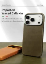 Retro Magnetic Leather Phone Case For iPhone 17 Pro Max 17Pro 17 16 16Pro for Magsafe Real Leather Cover Fundal Back Shell Capa - Image 14