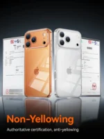 Joyroom Case For iPhone 17 16 Pro Max Case Crystal Transparent PC Anti-Yellow Lens Protection Cover For iPhone 17 Pro Max Case - Image 2