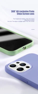 Luxury Liquid Silicone Phone Case for APPLE iPhone 11 13 12 14 15 16 Pro Max Cases for iPhone 15 Plus Shockproof Protector Cover - Image 10