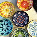 6pcs- Ceramic Bohemia Plate, Salad Plate, Appetizer, Serving Dried Fruit, Desserts And SaladsDishwasher Oven Microwave Safe - Image 11