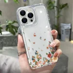 Flower Phone Case For iPhone 16 Pro 13 15 11 12 14 17 Pro Max 16E XR 7 8 SE XS Shockproof Transparent Cover Silicone Soft Fundas - Image 8