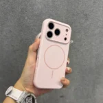 Original Liquid Silicone Magnetic Phone Case For iPhone 17 16 14 15 Plus 12 13 Pro Max 17 Air For Magsafe Wireless Charge Cover - Image 2