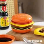 Stackable Hamburger Plate Set Burger 6 Layers Mini Dinner Plate High Value Bone Spit Plate Funny Sauce Containers Table Decor - Image 2