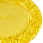 Plates Set Round Plates Reusable Plates Charger Plates 24 Packed Western Dim Sum Plates Silver Green Gold Black - Image 27