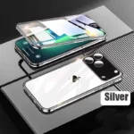 360 ° Full Protection Metal Magnetic Double-Sided Glass Snap Lock Phone Case For iPhone 17 Pro Max/17/Air/17 Pro Bumper Cover - Image 12
