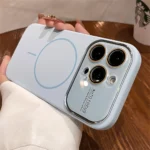 Advanced Liquid Phone Case For iPhone 17 16 14 15 Pro Max Magnetic Charging Glass Lens Protective Cover Silicone Couple Set - Image 9